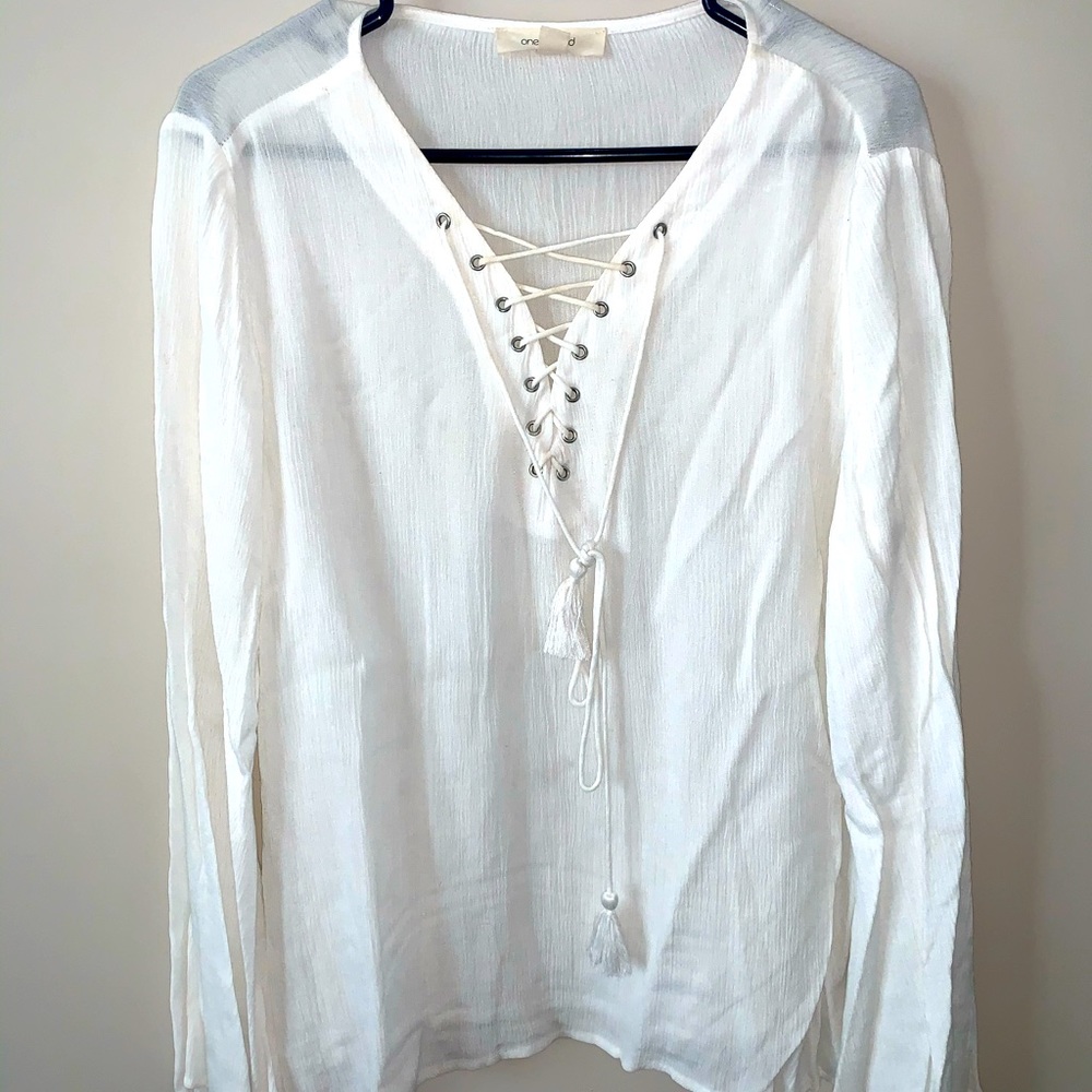 Sheer blouse